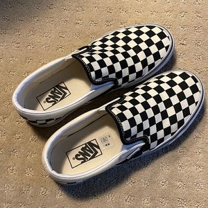 VANS Classic Checkerboard, black and white, size 8